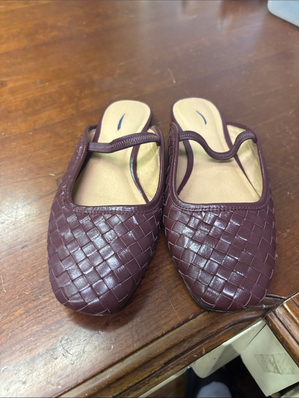 Madewell used The Greta Ballet Flat Mule NW205 - Picture 2 of 4